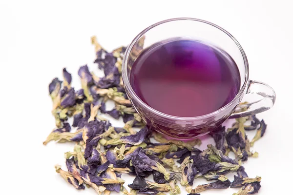 Kelebek bezelye çiçeği suyu, bitkisel içki 