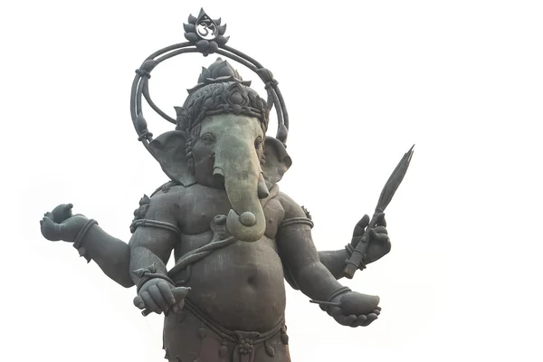 Posąg Ganesh, izolowanie na białym tle — Zdjęcie stockowe
