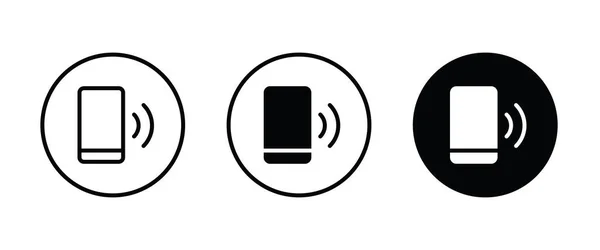 Ikona rozmowy telefonicznej. Mobile, Hotline, Smartphone ikony przycisk, wektor, znak, symbol, logo, ilustracja, skok edytowalny, płaski styl projektowania izolowane na białym piktogramie liniowym — Wektor stockowy