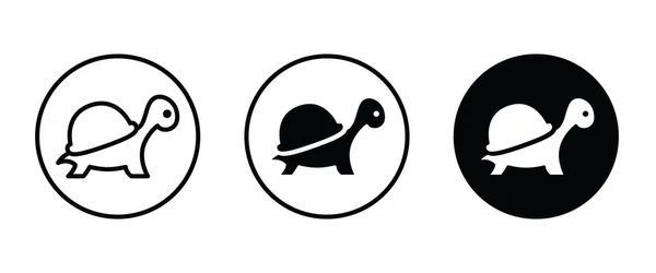 Tortuga vector icono, lleno signo plano, pictograma sólido aislado en blanco. — Vector de stock