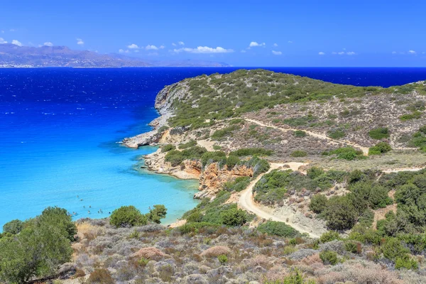 Pohled na záliv Kréty. Řecko. — Stock fotografie