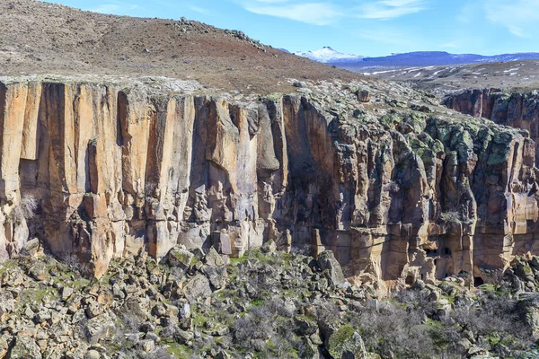 Rocas del valle de Ihlara. Turquía . — Foto de Stock