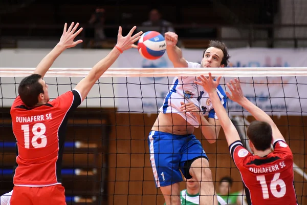 Kaposvar - dunaferr volleyball spiel — Stockfoto