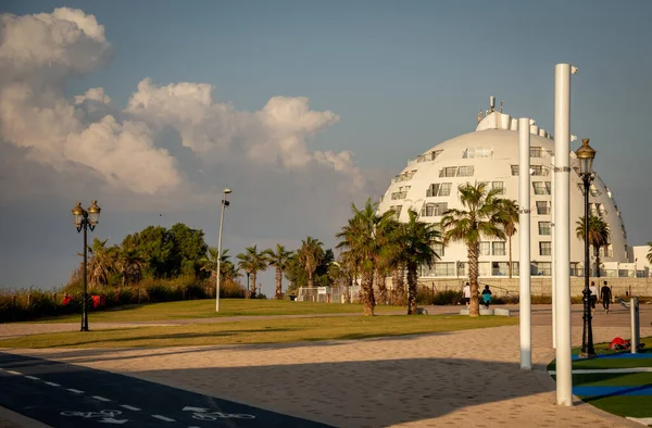 Ville Ashkelon Embankment Sea Est Lieu Repos Favori Des Citadins — Photo