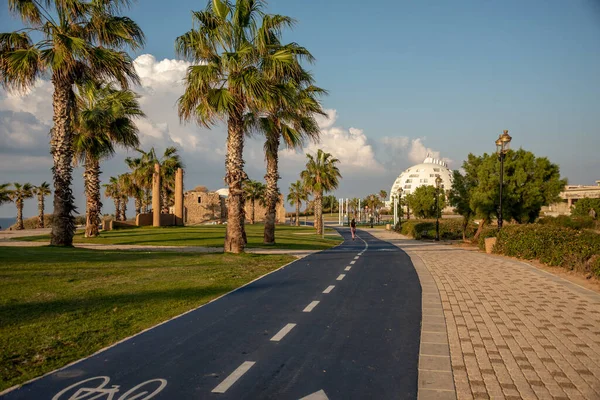 Ville Ashkelon Embankment Sea Est Lieu Repos Favori Des Citadins — Photo