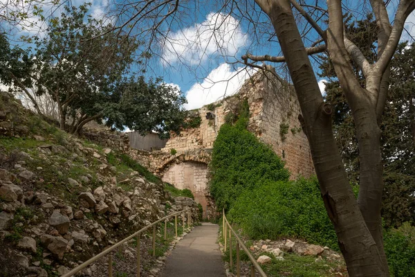 Yehiam Fortress Park Upper Galilee Israel April 2021 — Stock Photo, Image