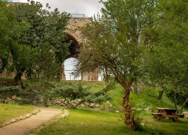 Yehiam Fortress Park Upper Galilee Israel April 2021 — Stock Photo, Image