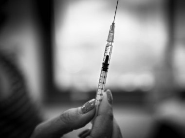 Çovid 'e karşı toplu aşı. İsrail 'deki üçüncü aşı. İsrail Ashkelon Aug 2021