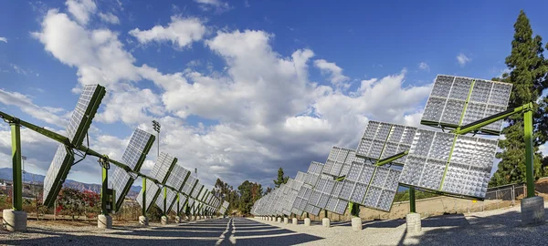 Trackers Solar Panels — Stock Photo, Image