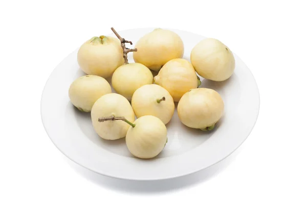 Syzygium jambos lub rose jabłko — Zdjęcie stockowe
