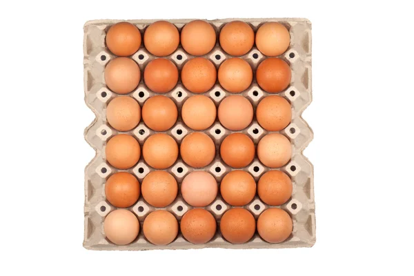 Kağıt Masası'nda yumurta — Stok fotoğraf