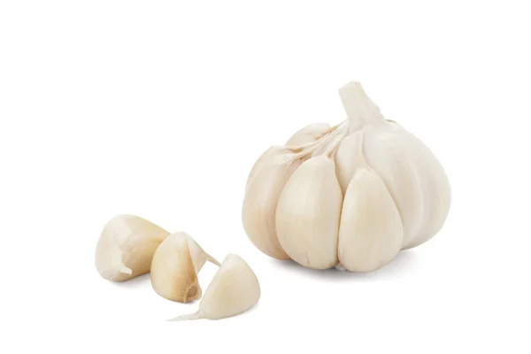 Garlic head and cloves — Stock Photo, Image