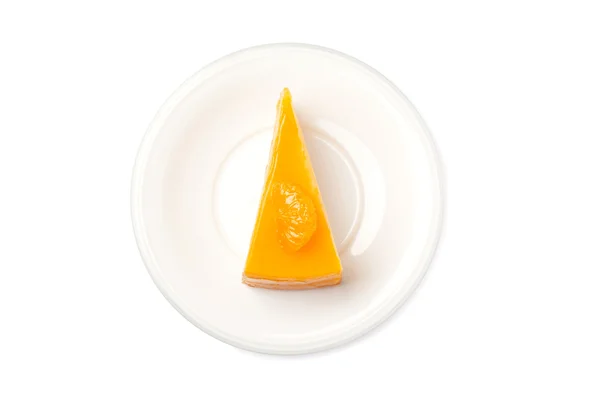 Bolo de folha laranja — Fotografia de Stock