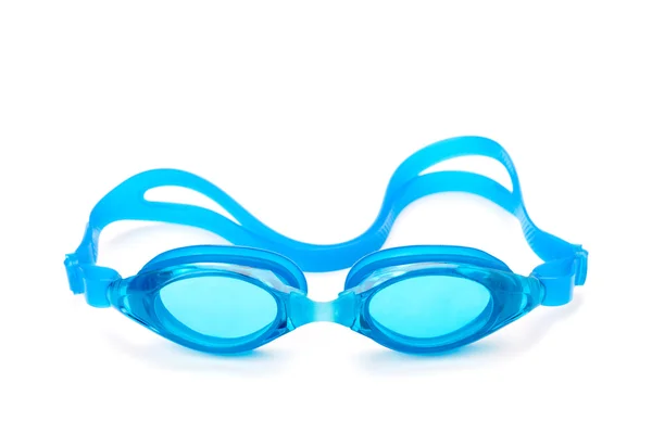 Cyaan Zwemmen goggles — Stockfoto