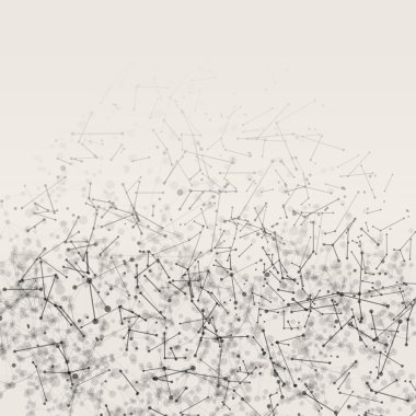 Daireler ve çizgiler ile geometrik soyut kafes arka plan.