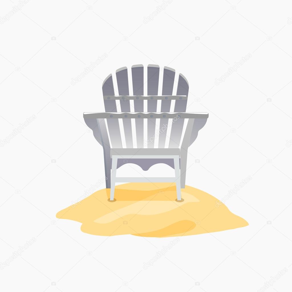 Adirondack chair beach Vector Images | DepositPhotos, image size:1024x1024