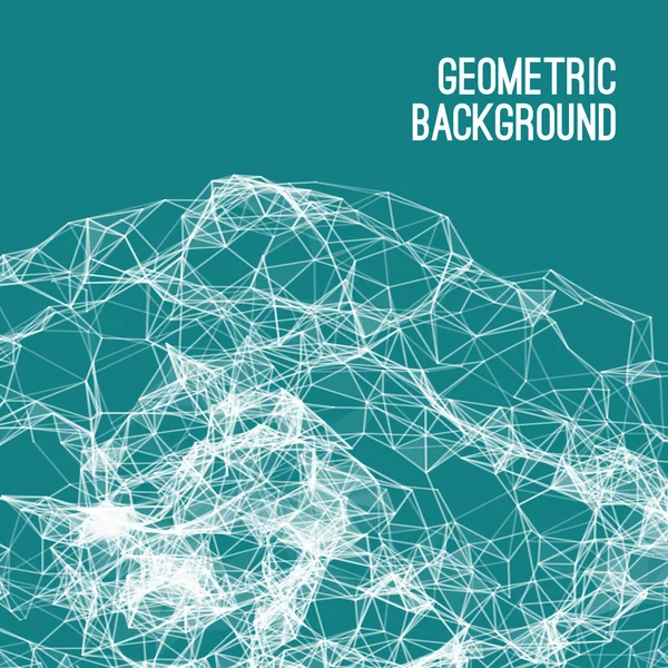 Renkli triangulated geometrik arka plan resim ve afiş için — Stok Vektör