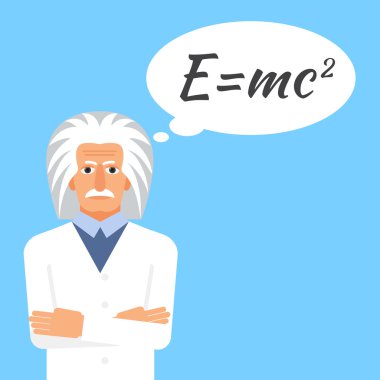 Einstein formül kafasını tutarak yanlısıdır