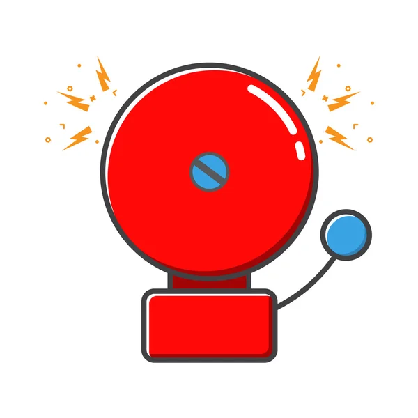 Red Ringing Alarm Bell Icon Isolated on Transparent Background. Fire Alarm  System Stock Illustration - Illustration of sound, signal: 296925287