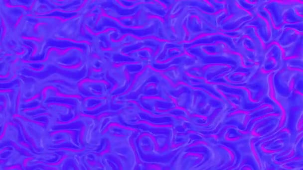 3D抽象动画。光滑的液体形状。潮流的多彩的流体抽取流。运动设计元素。3D渲染。无缝圈. — 图库视频影像