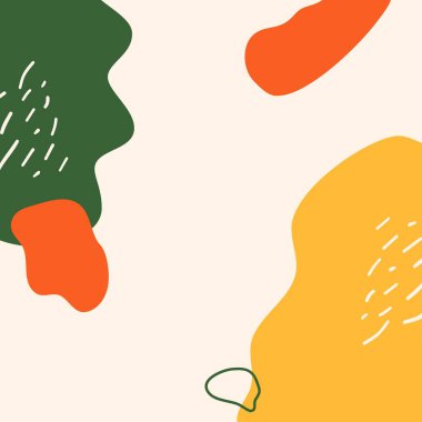 Soyut şekil arkaplanı ya da desen. Yaratıcı modern grafik tasarım şablonu. Vektör
