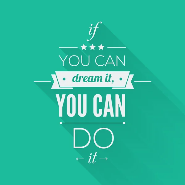 You can do it Quote Typographical Poster, Vector Design. Motivational image for Inspirational Art.