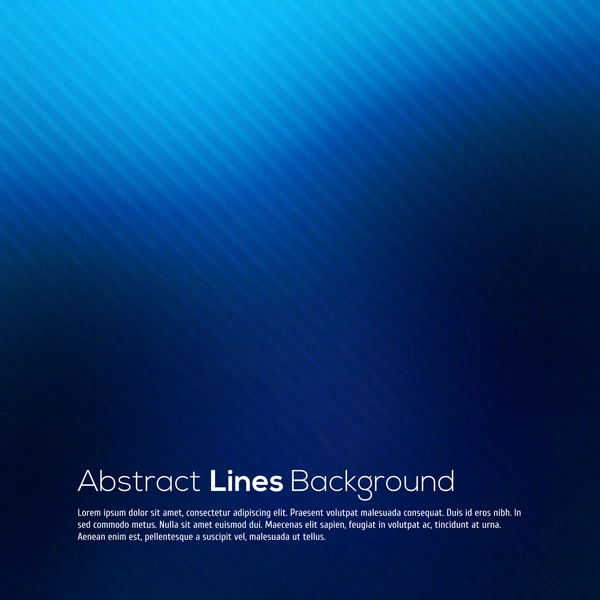 Lignes abstraites bleues Business Vector Background . — Image vectorielle