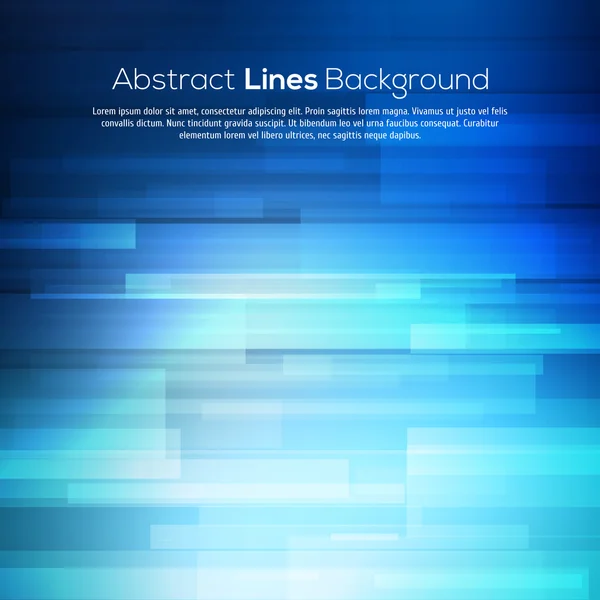 Lignes abstraites bleues Business Vector Background . — Image vectorielle