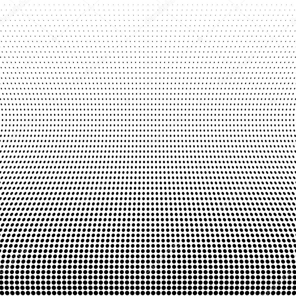 Black Abstract Halftone Design Element, vector illustration