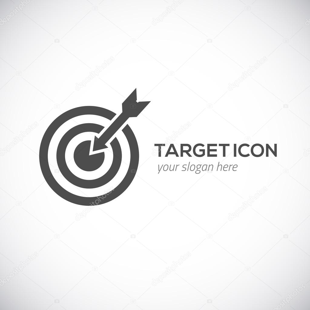 Target icon. Logo concept.