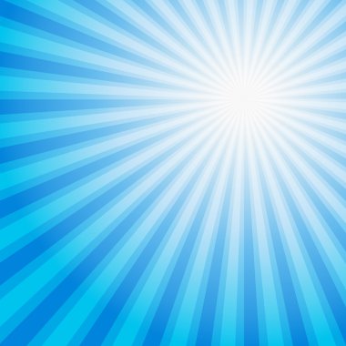Mavi renk arka plan patlaması. Vektör illüstrasyonu.