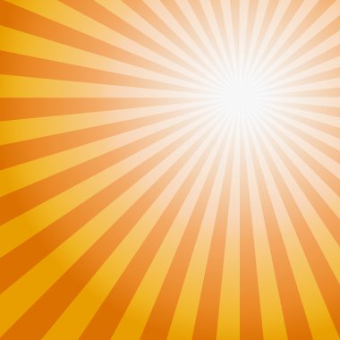 Güneş sunburst desen. vektör çizim