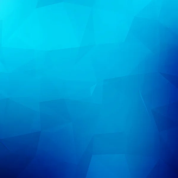 Abstrakter blauer geometrischer Hintergrund mit Dreiecken. — Stockvektor