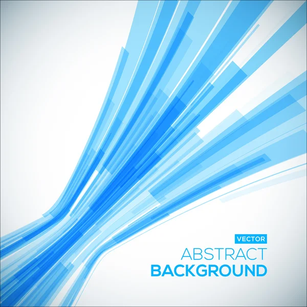 Abstract blue geometric background. 3D perspective background with 3D lines. — Stock Vector