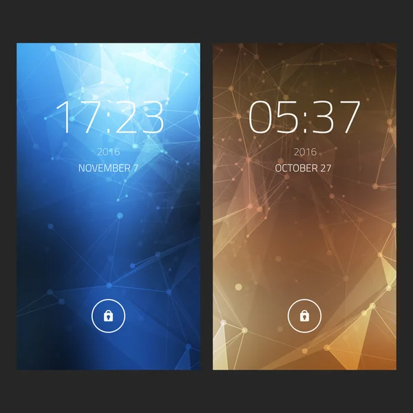 Mobile Wallpaper Vector Art Stock Images Depositphotos