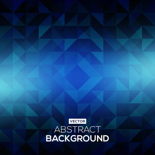 Blue abstract geometric background — Stock Vector