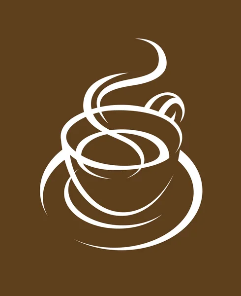 Koffiekop ontwerp — Stockvector