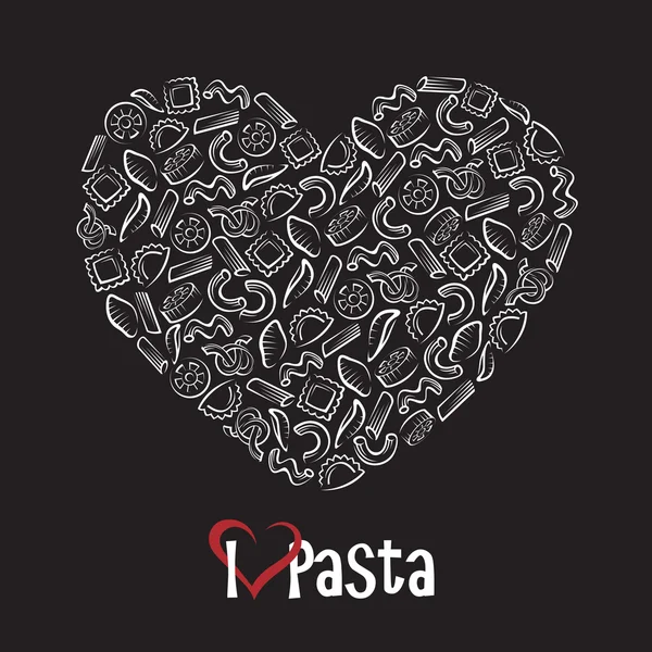 Icon of pasta — Stock Vector