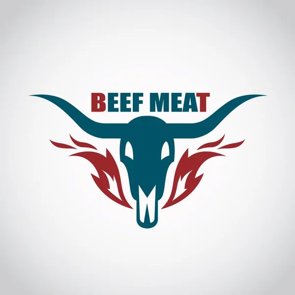 Beef meat icon — Stock Vector