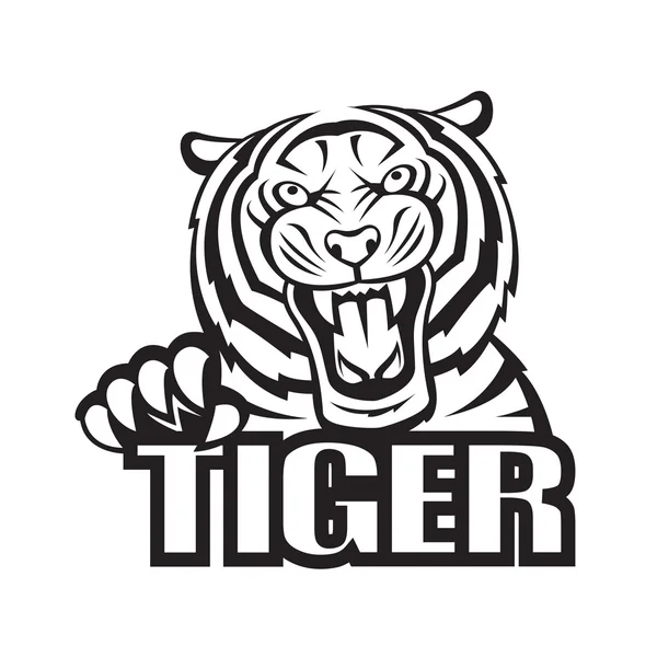 Tiger — Stock Vector