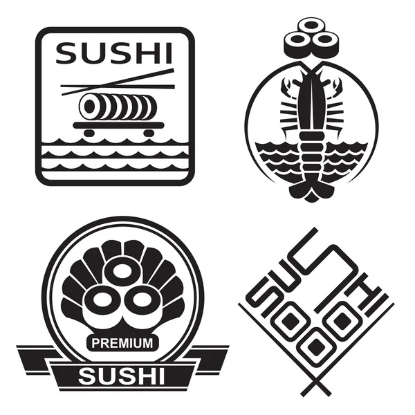 Sushi-gyűjtemény — Stock Vector