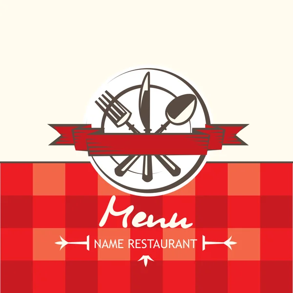 Menu design — Stock Vector