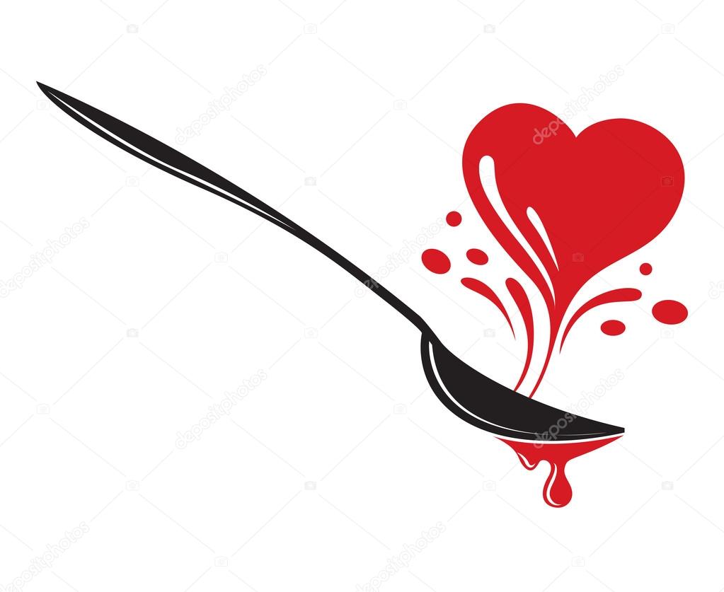 Spoon and heart