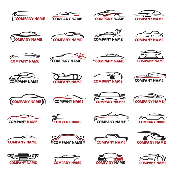 Set di icone auto Illustrazione Stock