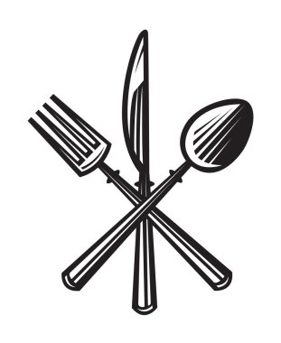 Bıçak, çatal ve kaşık.