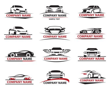 car icon set clipart