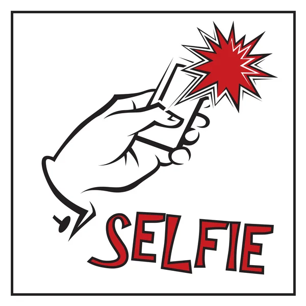 Selfie icon — Stock Vector
