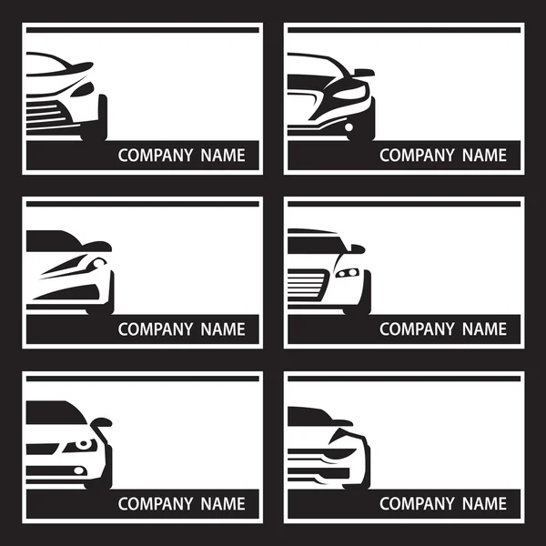 Set dari label mobil - Stok Vektor