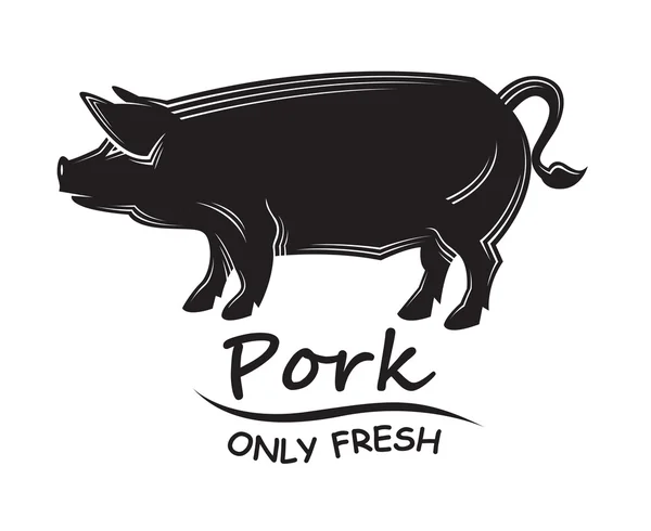 Ilustracja świni — Wektor stockowy