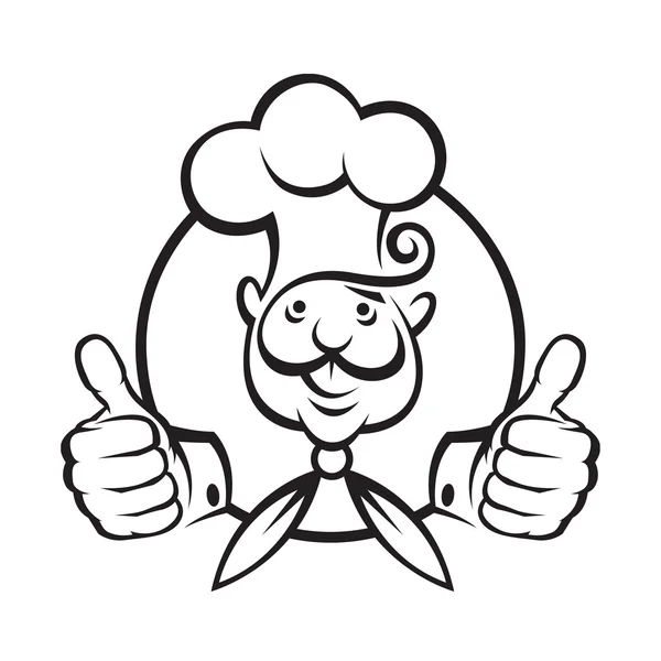 Chef icône design — Image vectorielle